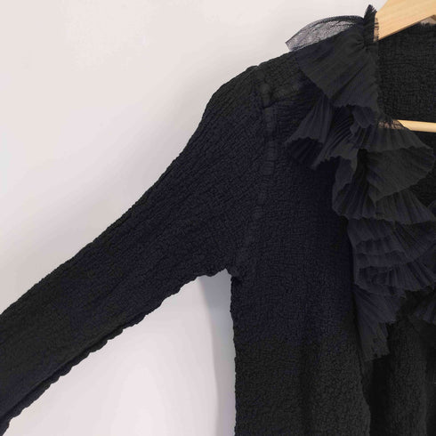 ミー イッセイミヤケ me ISSEY MIYAKE 16AW ランダムプリーツ フリル ボレロ レディース